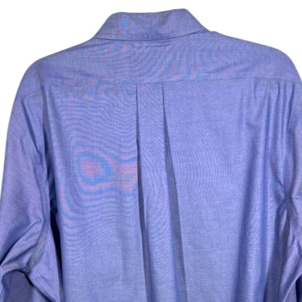 CHAPS Mens Classic Fit Non Iron Long Sleeve Button Down Dress‎ Shirt XL - Picture 6 of 8